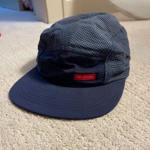 Topo Designs Blue Grid Nylon Camp Hat